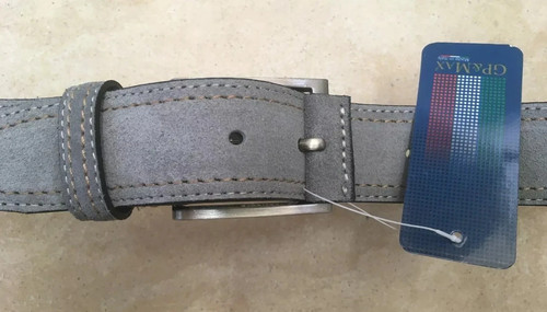 Leder wildleder gürtel - wildleder, herren