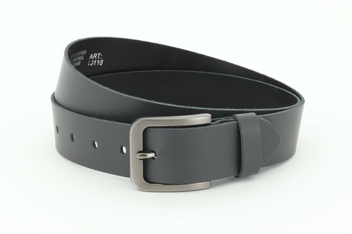 Ledergürtel grau 100 - ledergürtel, cm