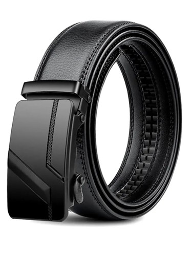Herren leder ratschengürtel - herren,