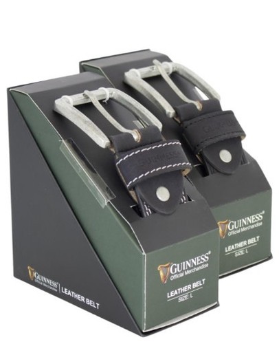 Guiness herren ledergürtel - herren,