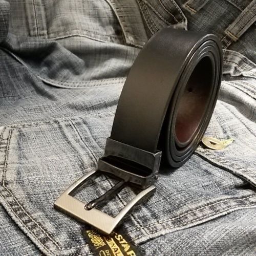 Herren neu leder - leder, wendegürtel