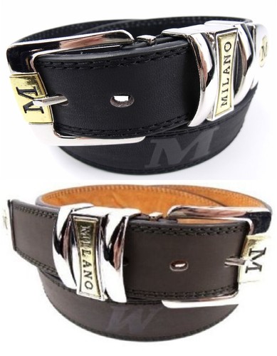 Herren leder jeans gürtel - leder,